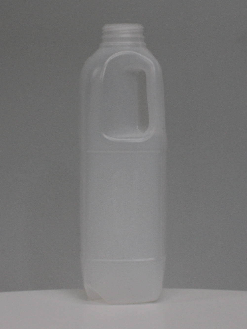 1Lt Dairy/Milk Square HDPE Bottle with Handle - (Box of 100 units) - Packnet SA