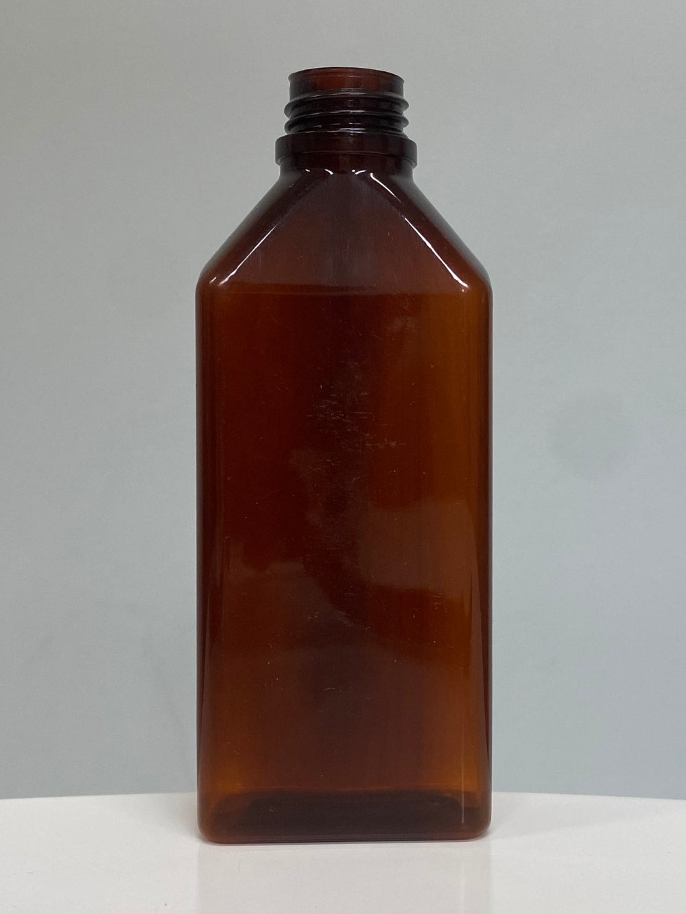 200ml Medical Rectangle Screw Top PVC Bottle - (Pack of 100 units)
