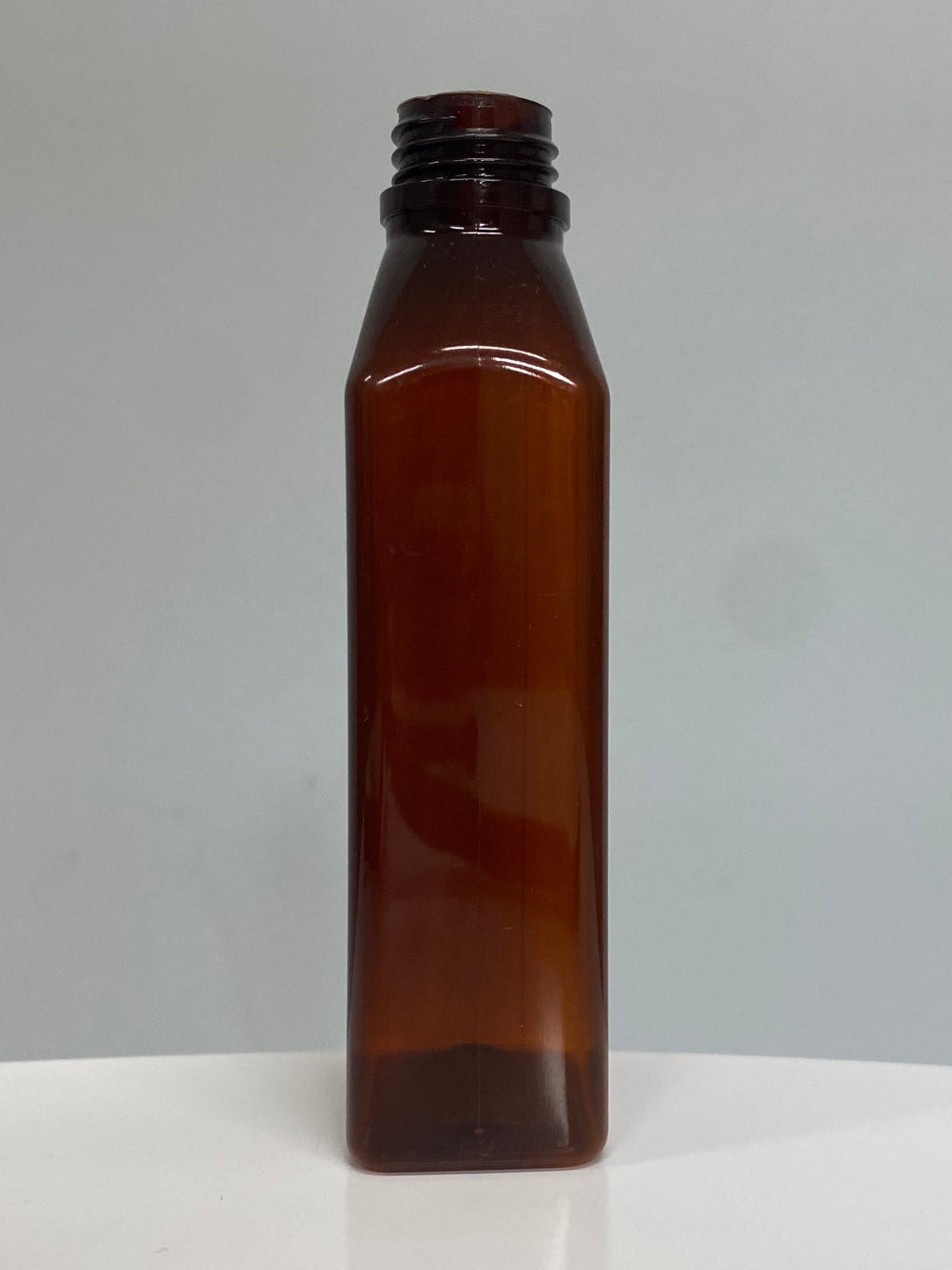 200ml Medical Rectangle Screw Top PVC Bottle - (Pack of 100 units)