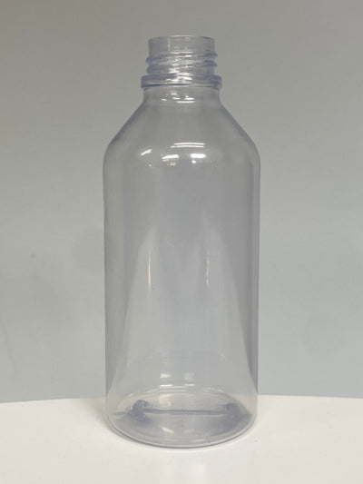 200ml Medical Round Screw Top PVC Bottle - (Pack of 100 units)