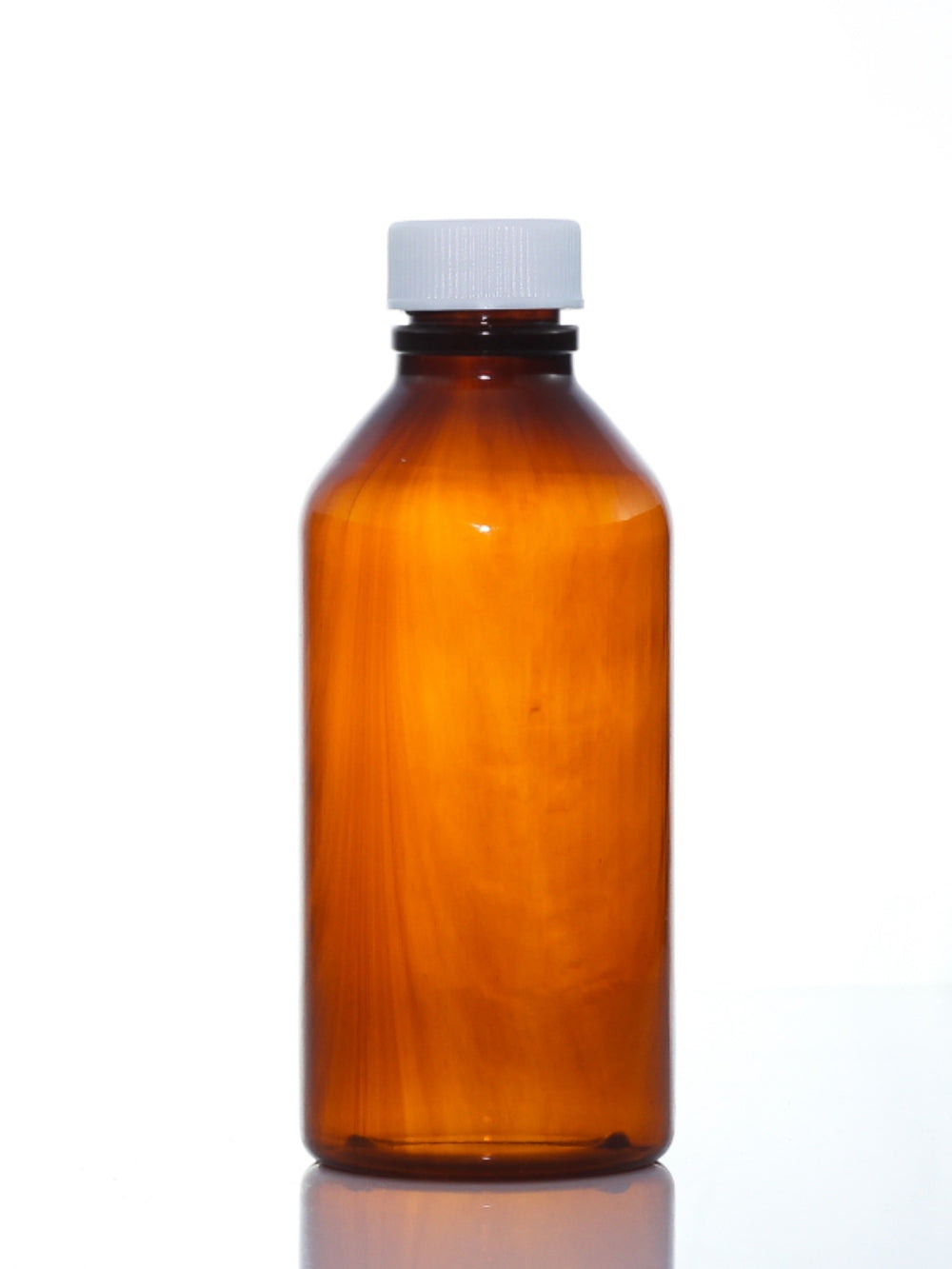 200ml Medical Round Screw Top PVC Bottle - (Pack of 100 units)