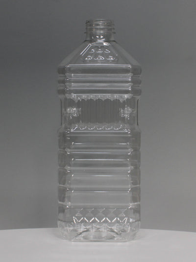 2Lt Ribbed Brick PET Bottle - (Pack of 50 units)
