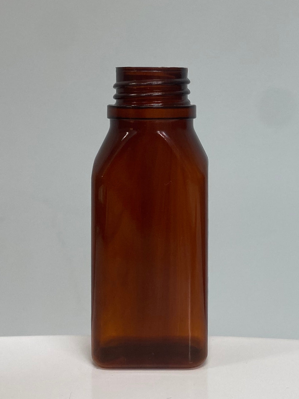 50ml Medical Rectangle Screw Top PVC Bottle - (Pack of 100 units)