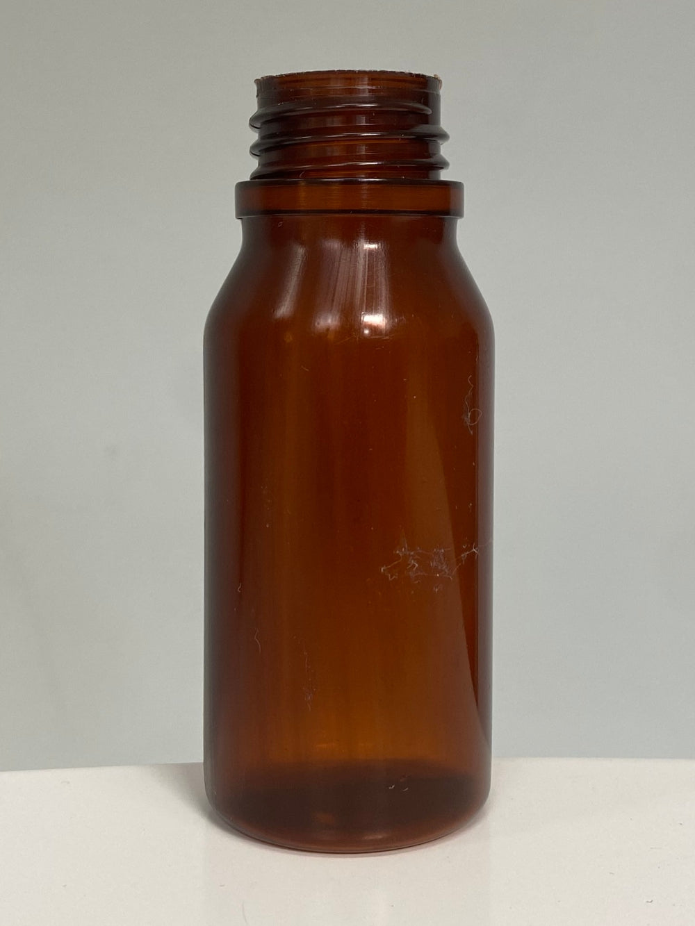 50ml Medical Round Screw Top PVC Bottle - (Pack of 100 units)