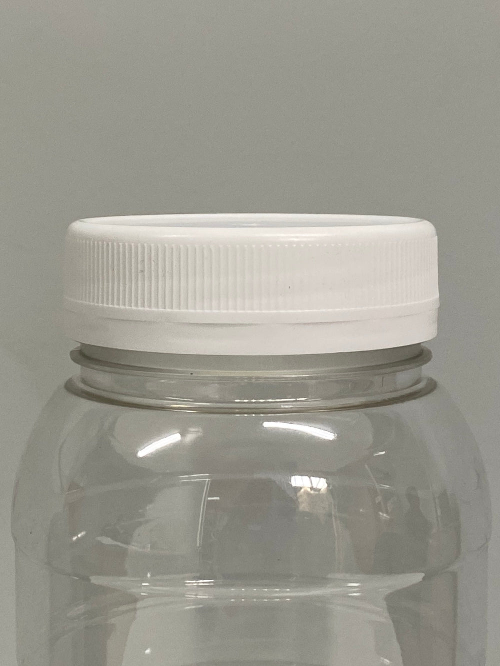 1Lt Round Ribbed PET Jar - (Pack of 50 units)