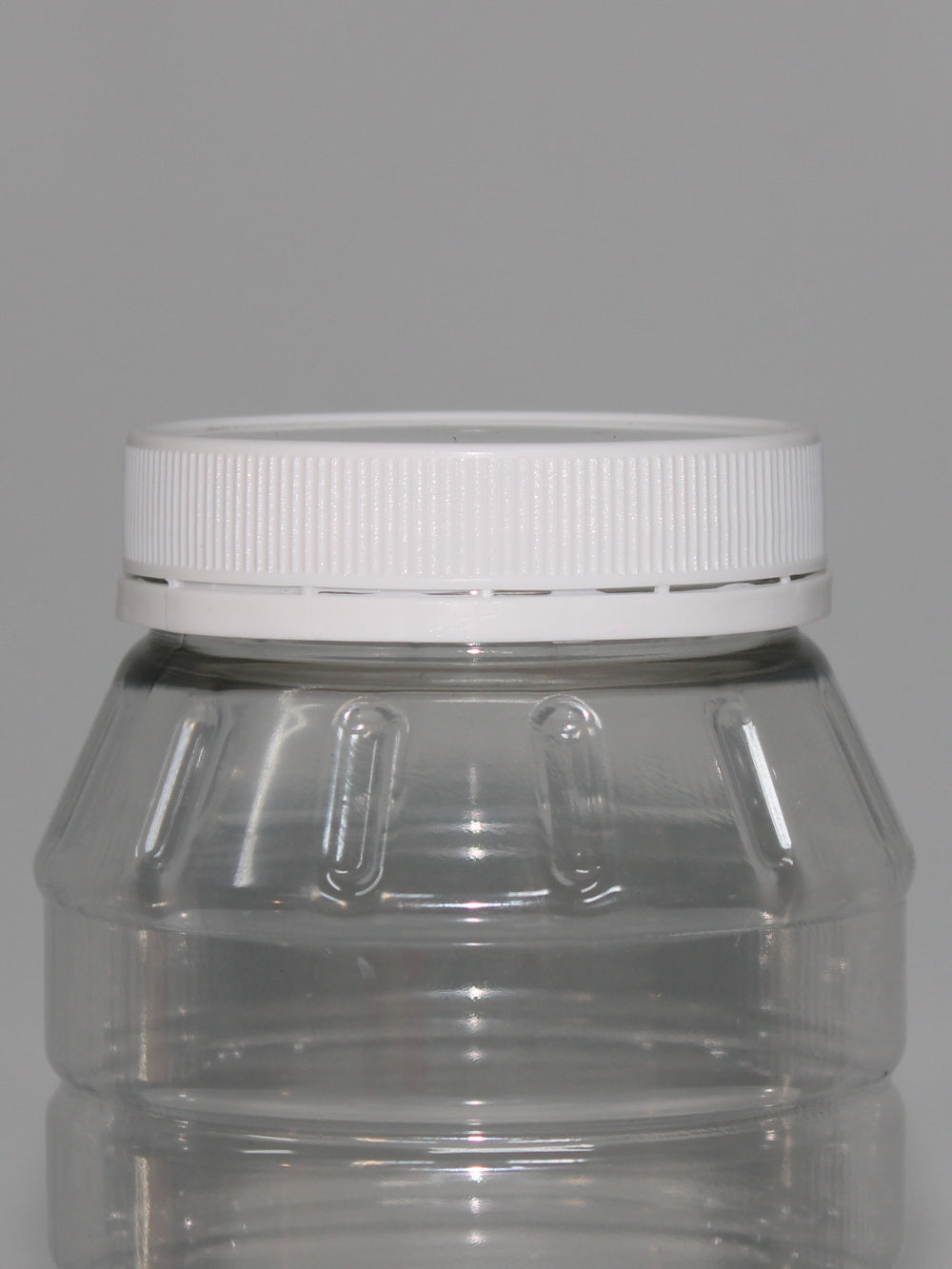 500ml Round Ribbed PET Jar - (Box of 160 units) - Packnet SA