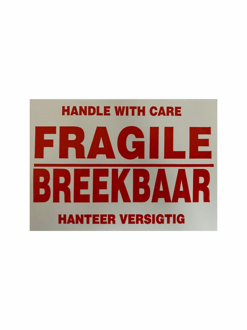 Generic Label – Handle with Care - (100 units)