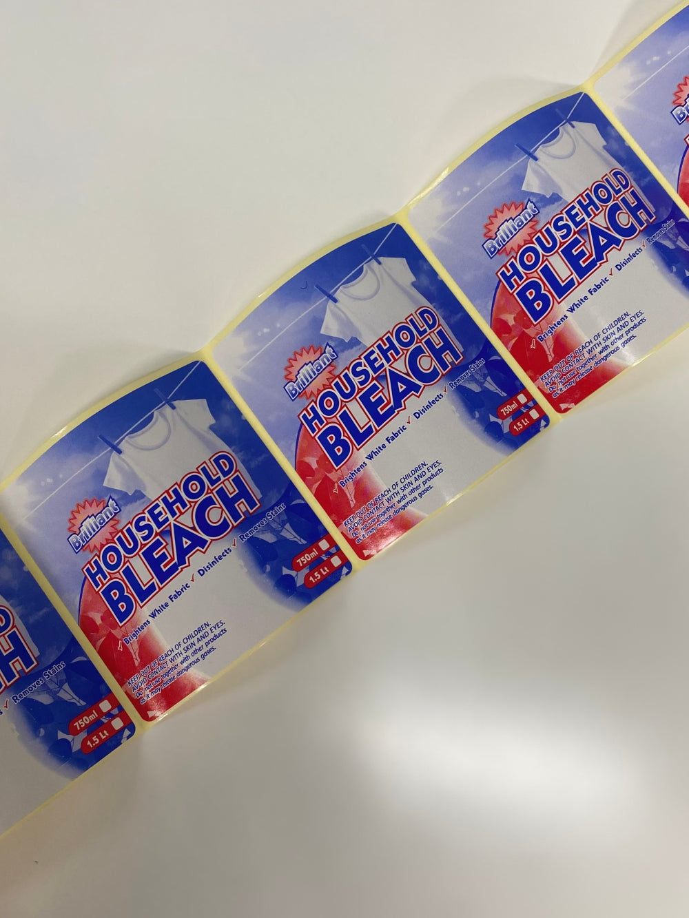 Generic Label β 750ml / 1.5Lt Bleach - (100 units)