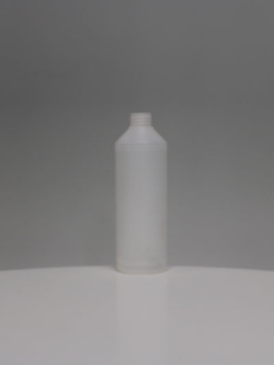 500ml Conical Industrial 28mm HDPE Bottle - (Box of 162 units) - Packnet SA