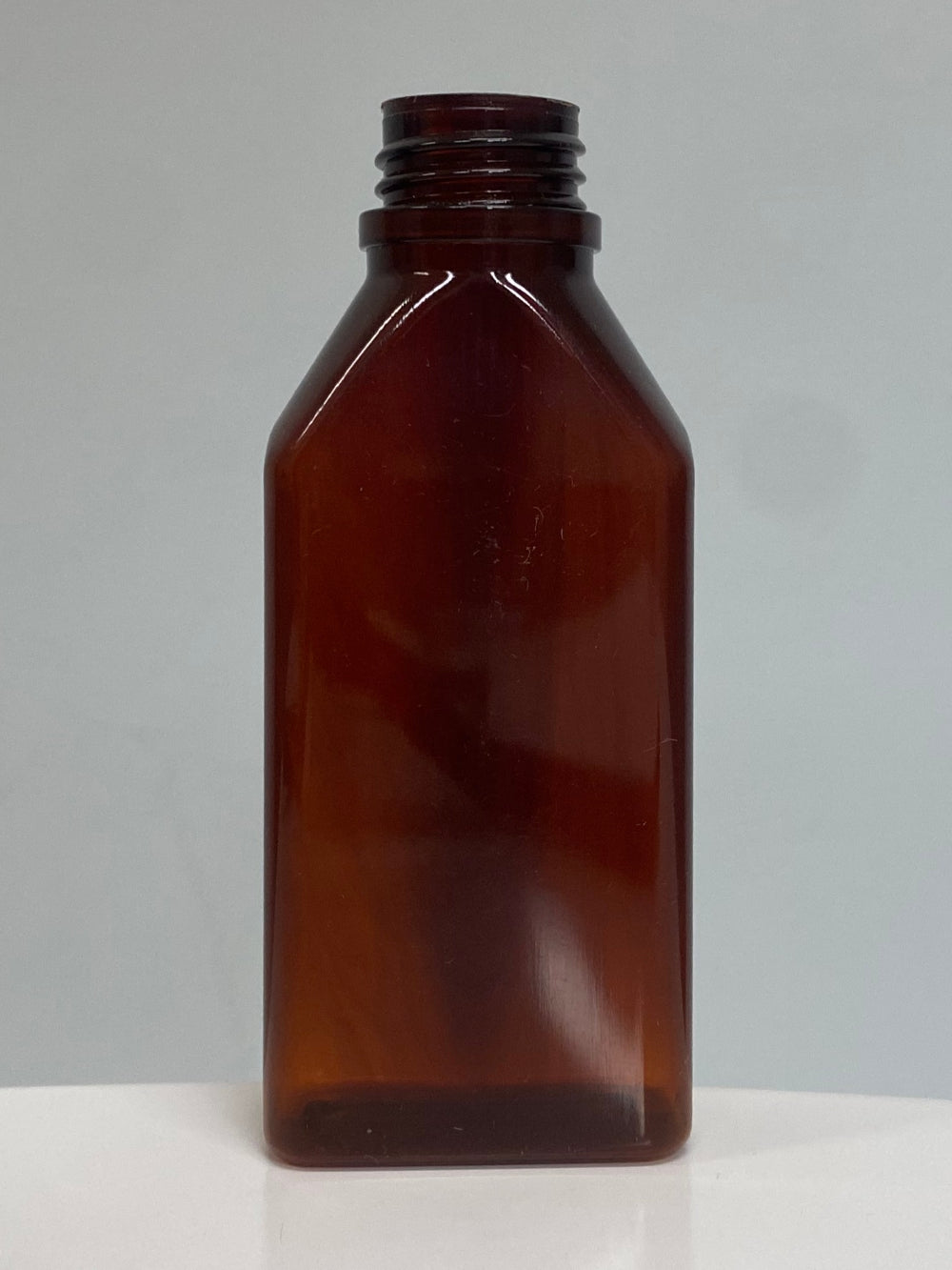 100ml Medical Rectangle Screw Top PVC Bottle - (Pack of 100 units)