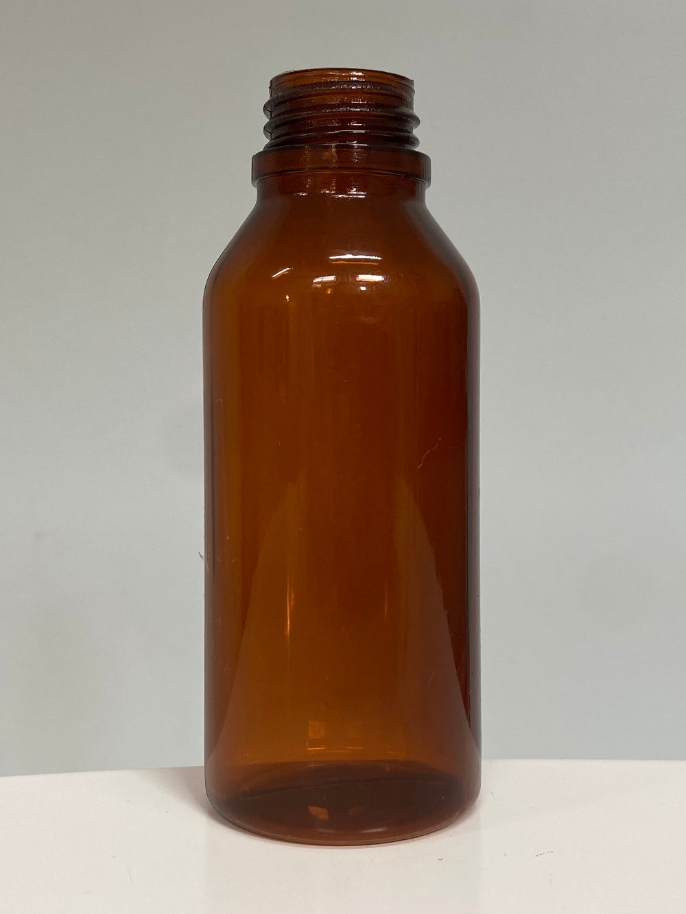 100ml Medical Round Screw Top PVC Bottle - (Pack of 100 units)