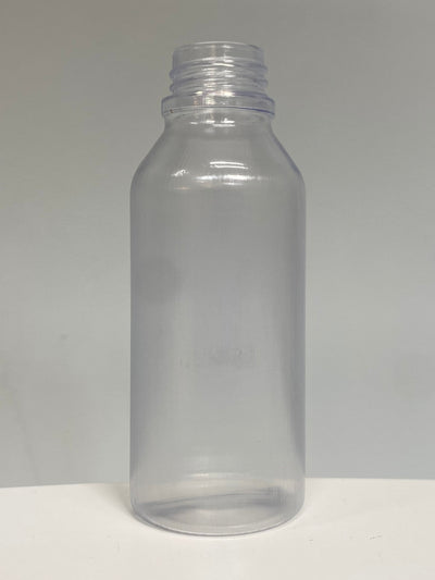 100ml Medical Round Screw Top PVC Bottle - (Pack of 100 units)