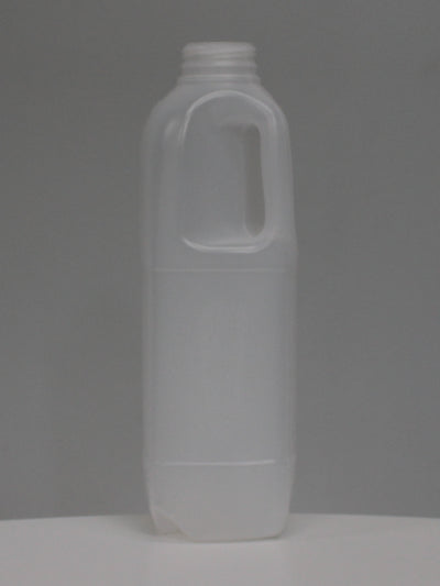 1Lt Dairy/Milk Square HDPE Bottle with Handle - (Box of 100 units) - Packnet SA