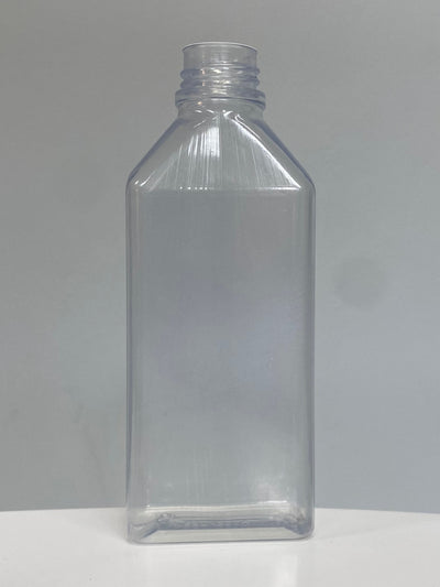 200ml Medical Rectangle Screw Top PVC Bottle - (Pack of 100 units)