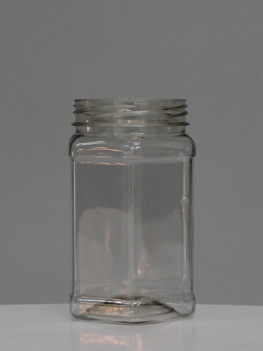 350ml Hexagonal PET Jar - (Pack of 100 units)