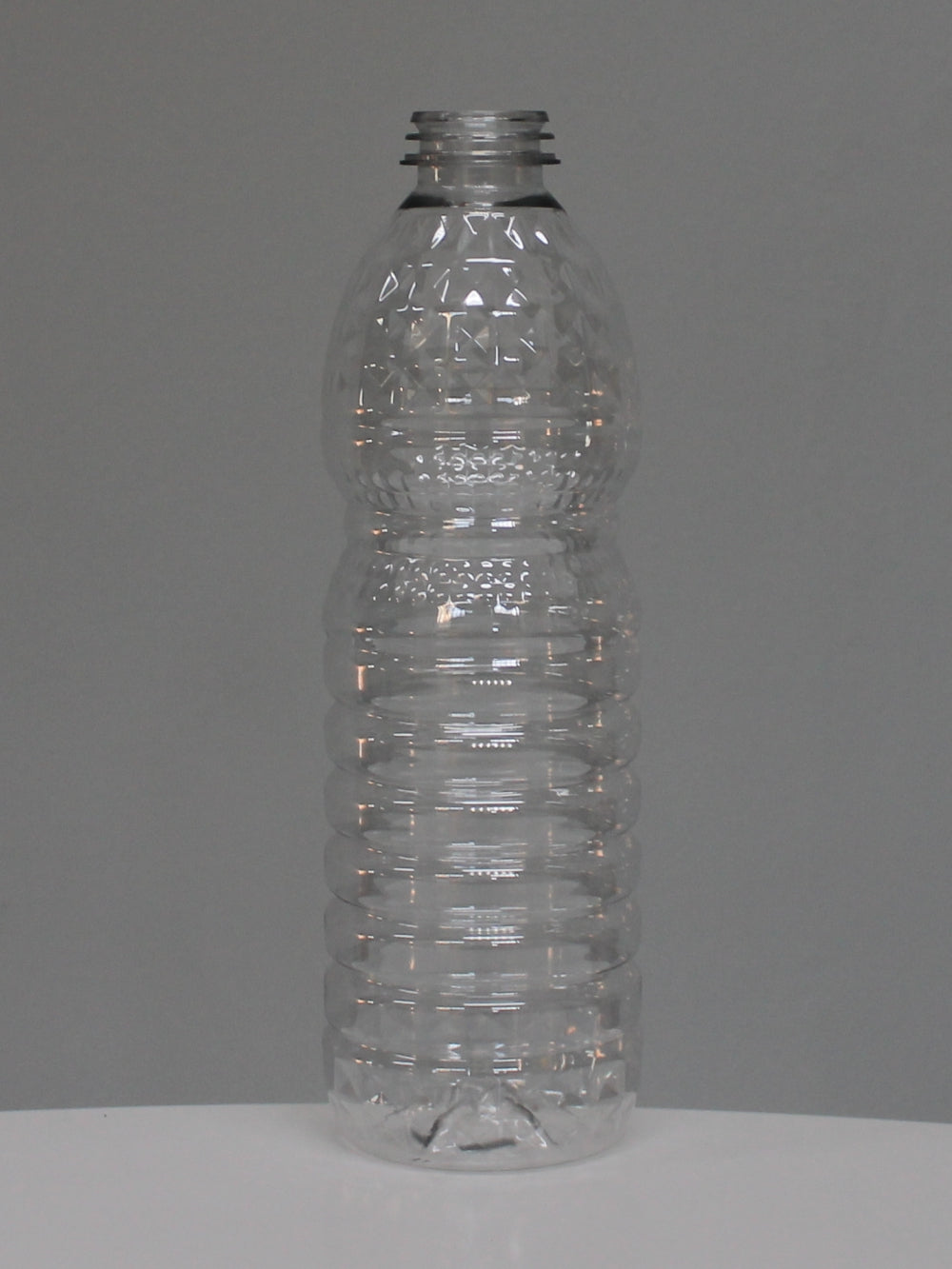 500ml Diamond Ribbed Oil PET Bottle - (Pack of 100 units)