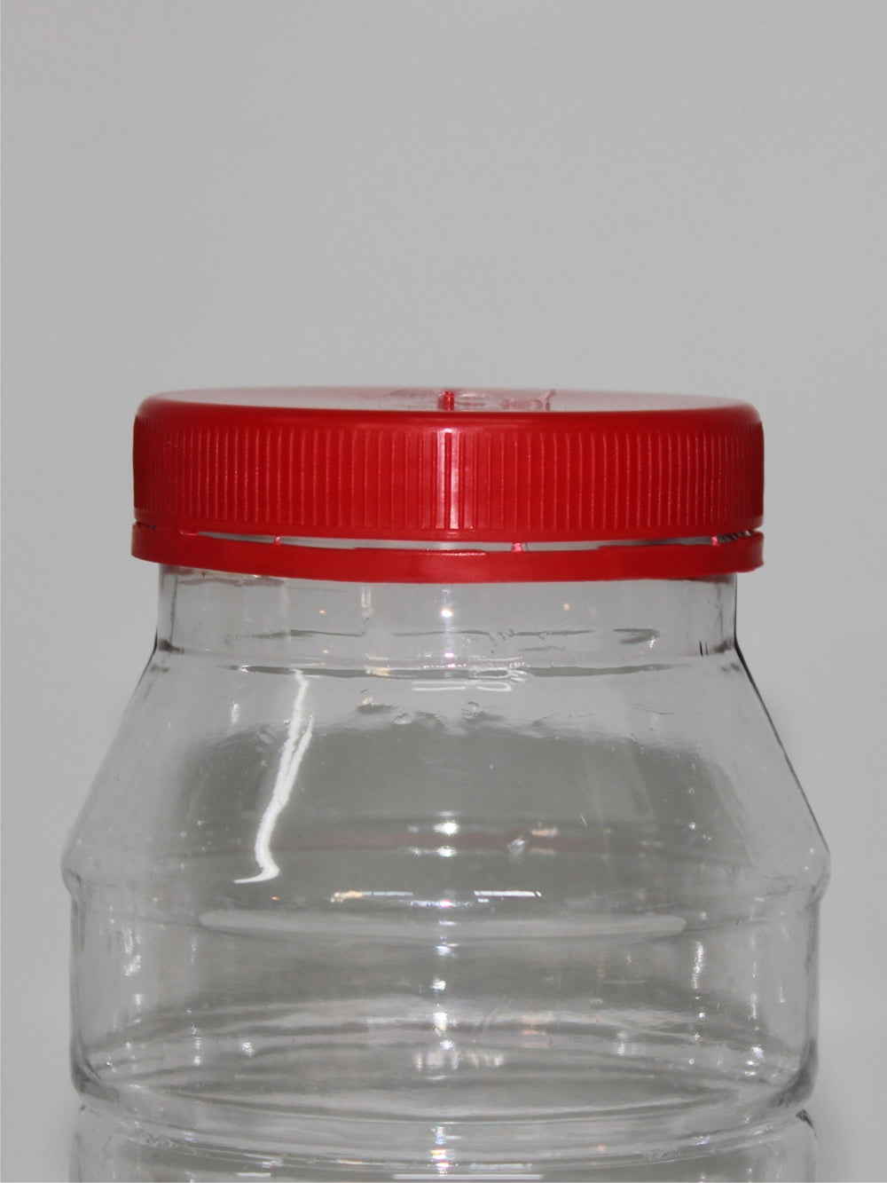 1Lt Round Ribbed PET Jar - (Box of 92 units) - Packnet SA