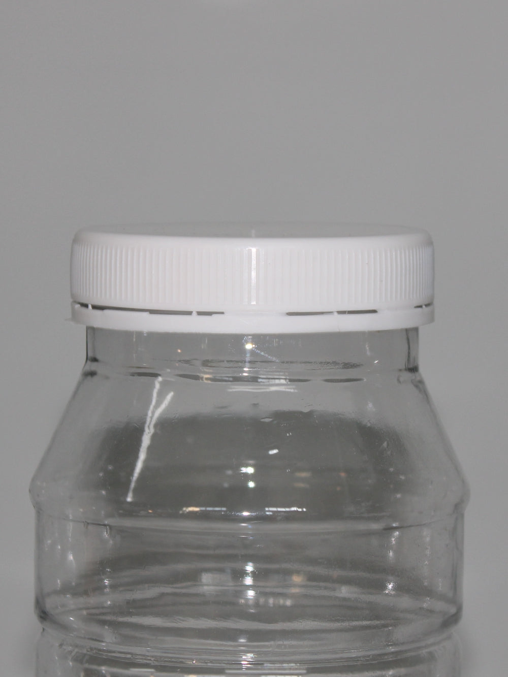 1Lt Round Ribbed PET Jar - (Box of 92 units) - Packnet SA