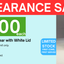 100ml PP Jar - Clear with Lid - White