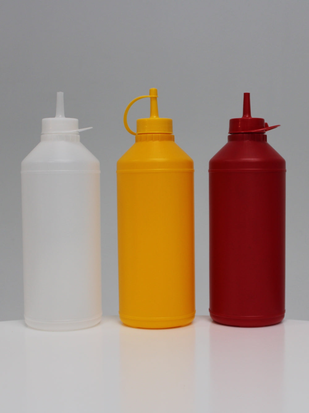 1Lt Sauce HDPE Bottle - (Box of 100 units) - Packnet SA